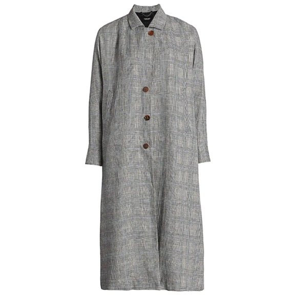 NWT Rachel Comey Wander linen trench coat size 4 - Picture 4 of 6